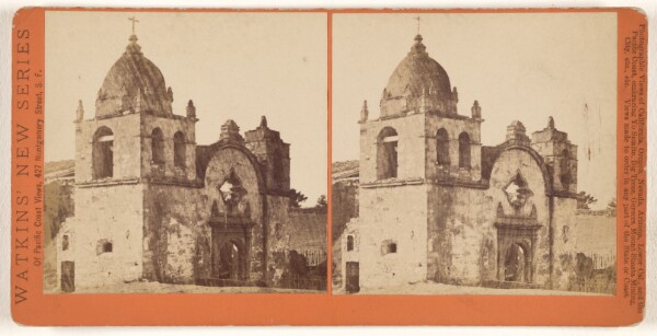 Carleton Watkins, [Carmel Mission, near Monterey, California]