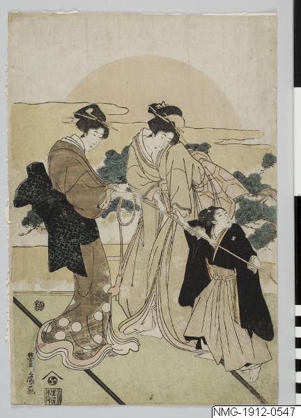 Utagawa Toyohiro, Träsnitt, Bildkonst, Woodcut, Print, Woodblock
