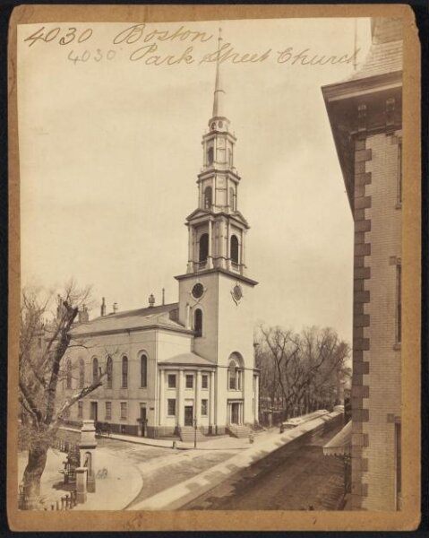Francis Frith, Boston:  Park Street Church