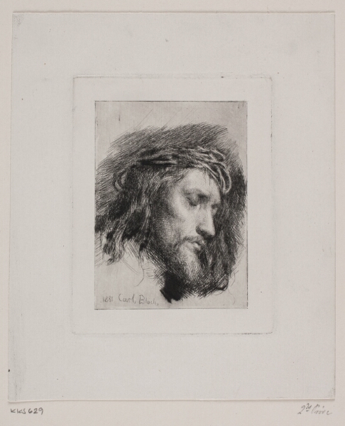 Carl Bloch, Tornekronet Kristushoved