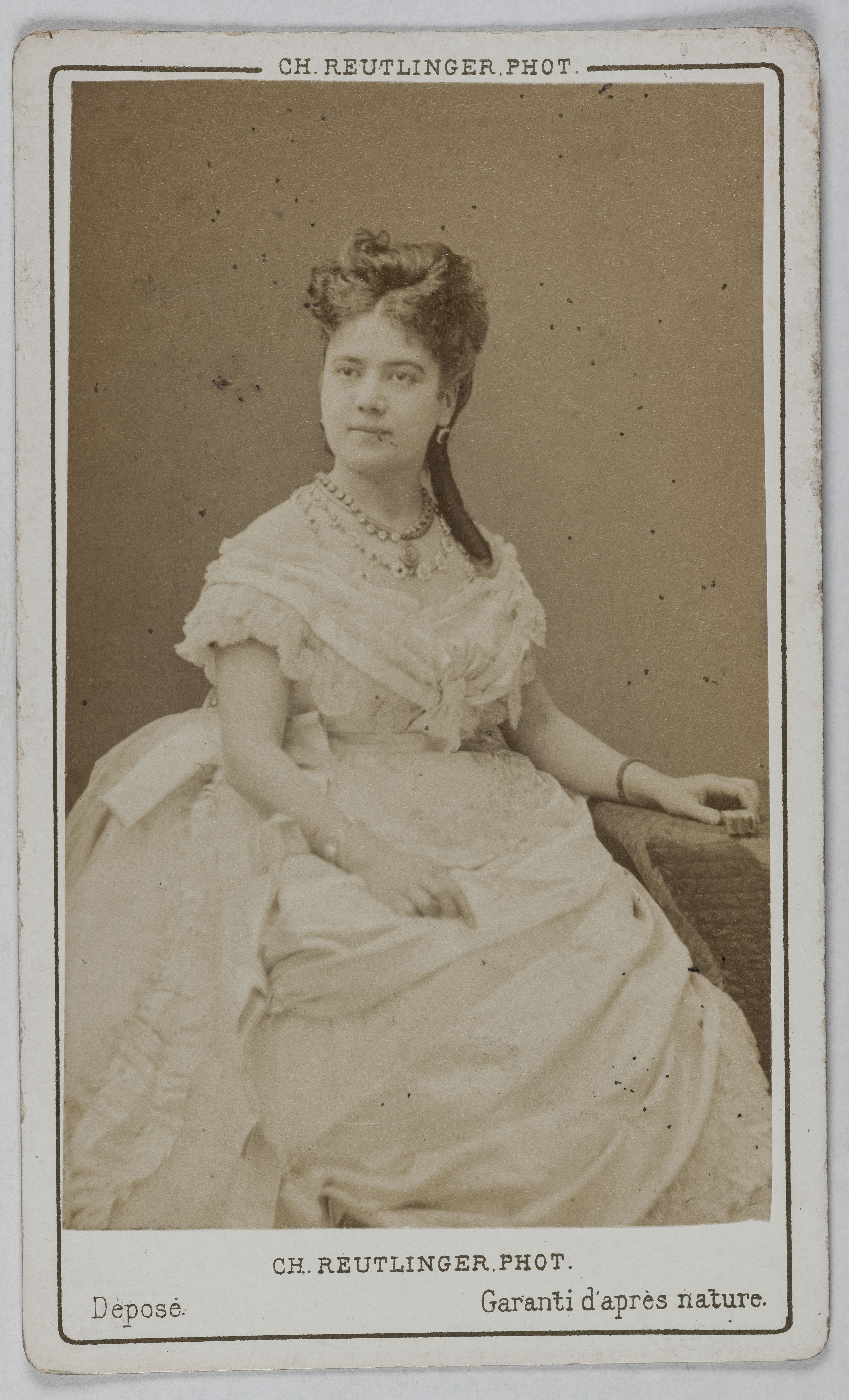 Charles Reutlinger, Portrait de Gayet (actrice aux Bouffes)