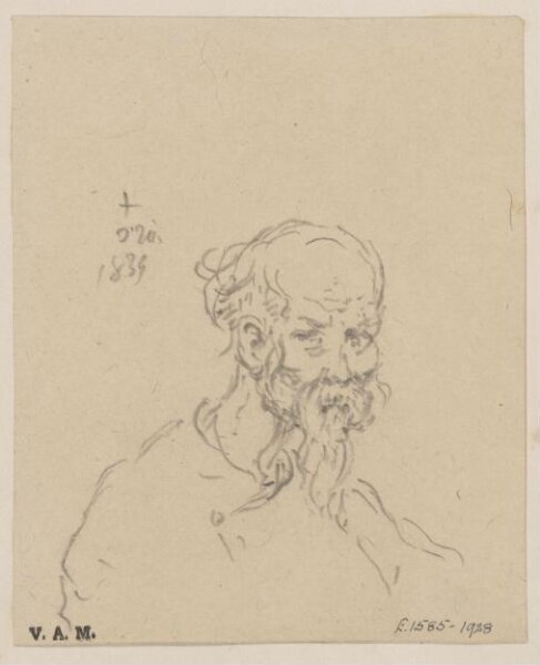 George Chinnery, The head of an elderly Chinese man