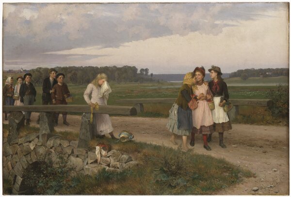 August Malmström, Skvallerbyttan