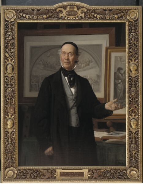 Wilhelm Marstrand, Kunsthistorikeren, professor N. L. Høyen
