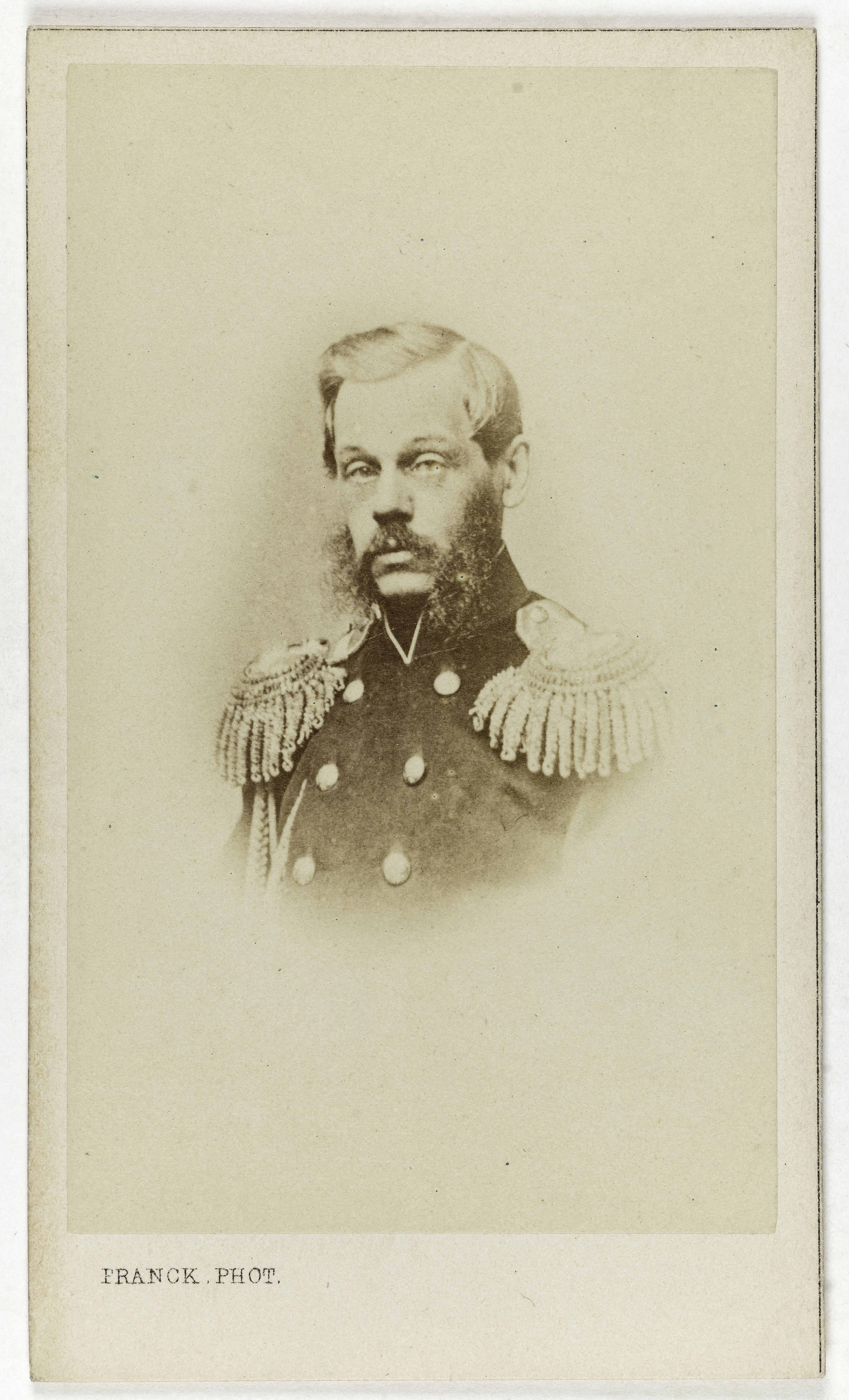 Franck, Portrait de Miloutine, général russe.