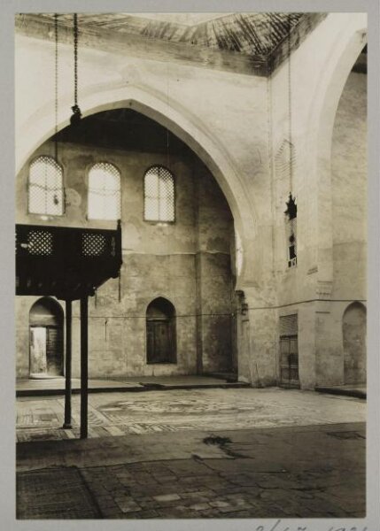 K.A.C. Creswell, Northwest iwan of the madrasa of al-Mu‘ini, Damietta