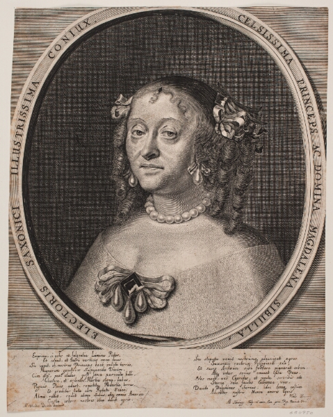Albert Haelwegh, Magdalena Sibylle af Sachsen