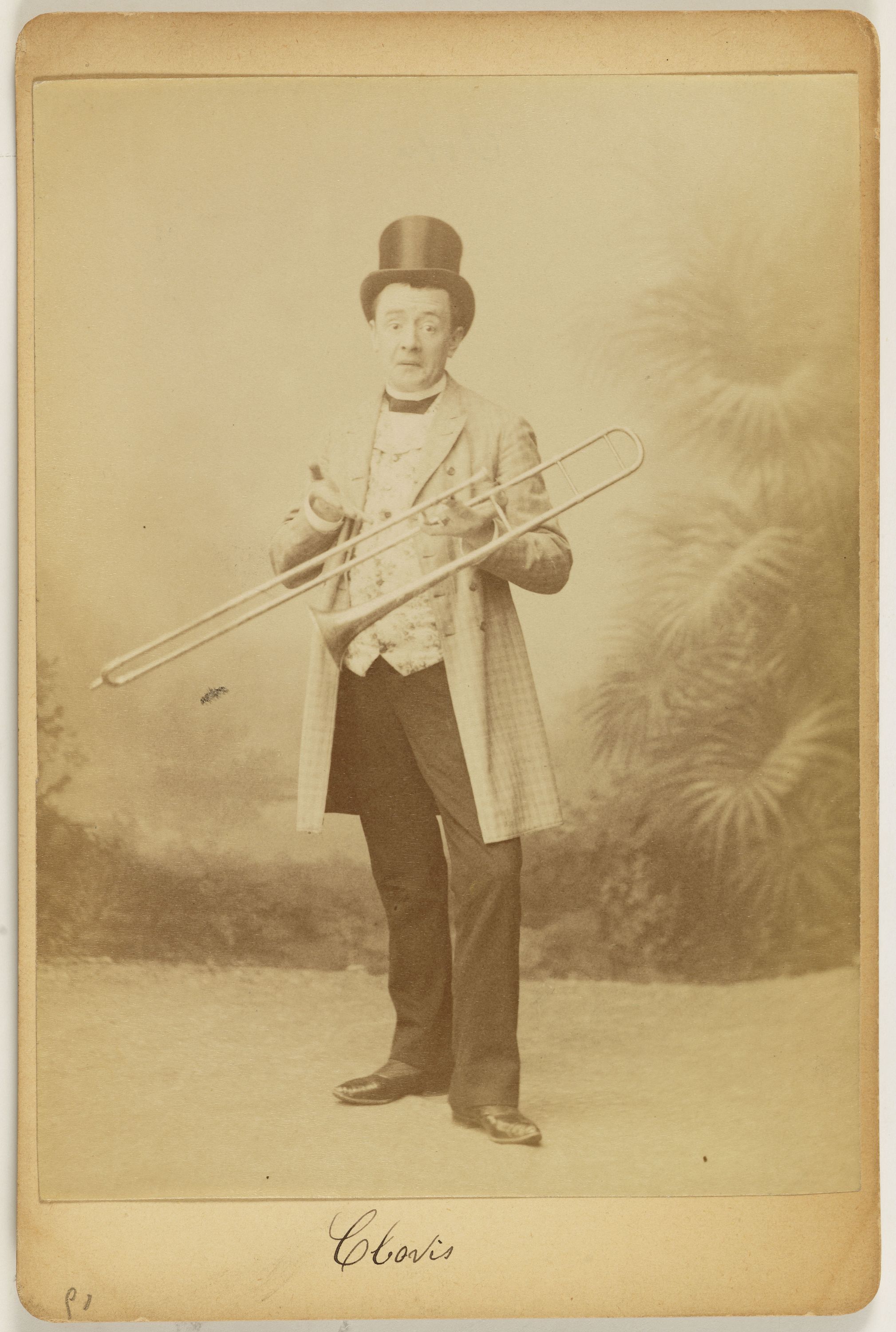 Anonyme, Portrait de Clovis, clown