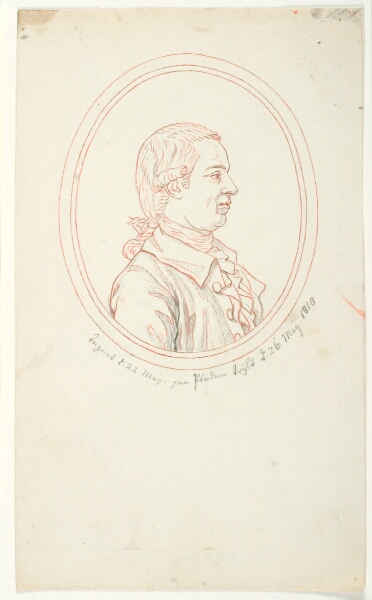 Gerhard Ludvig Lahde, Portræt af J.L. Reventlow