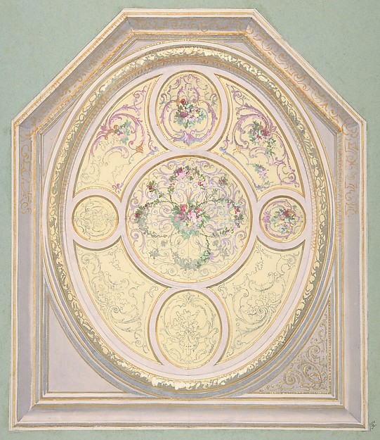 Jules-Edmond-Charles Lachaise, Design for a ceiling