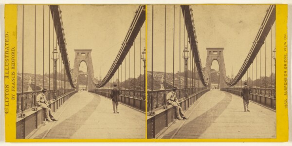 Francis Bedford, Suspension Bridge, View On. [Clifton, England]