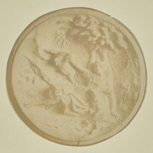 Hippolyte Bayard, [Bas Relief of a Reclining Figure]