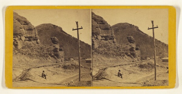 Edward and Henry T. Anthony & Co., Pulpit Rock, Echo Canyon. Union Pacific Rail Road.