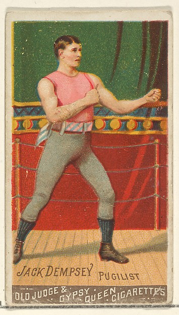 Goodwin & Company, Jack Dempsey, Pugilist, from the Goodwin Champion series for Old Judge and Gypsy Queen Cigarettes