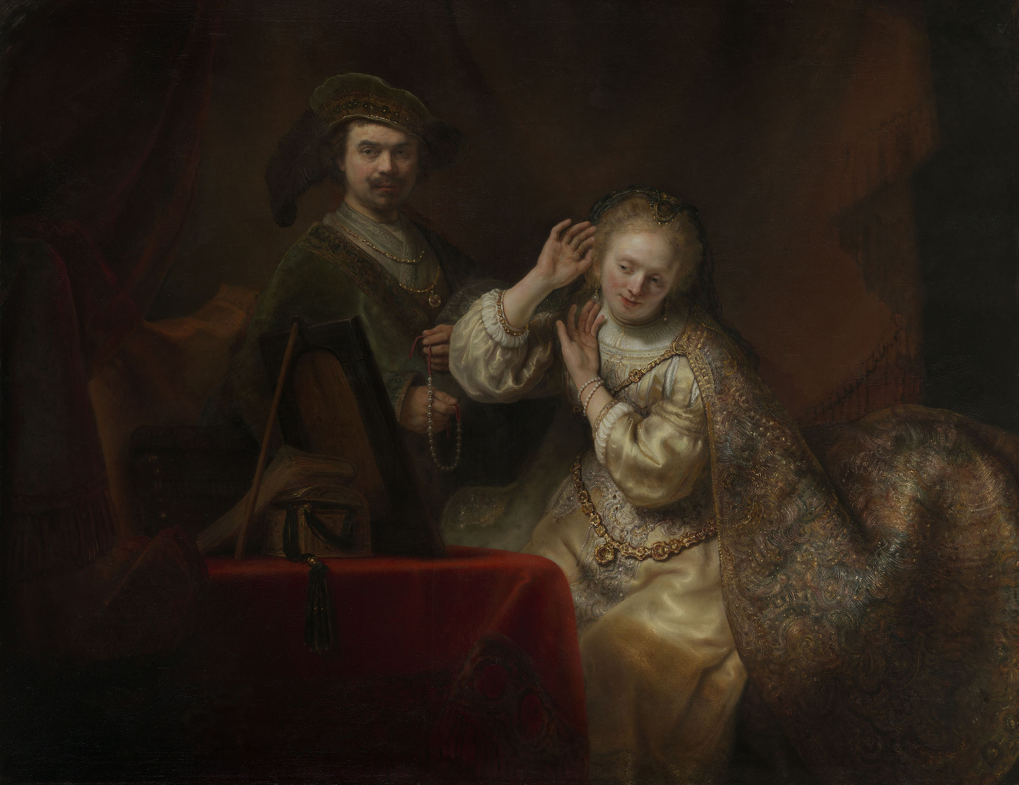 Ferdinand Bol, Rembrandt and his Wife Saskia