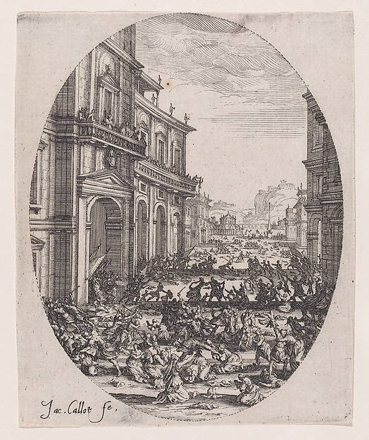 Jacques Callot, Plate 2, from "Le Massacre des Innocents" (The Massacre of the Innocents)