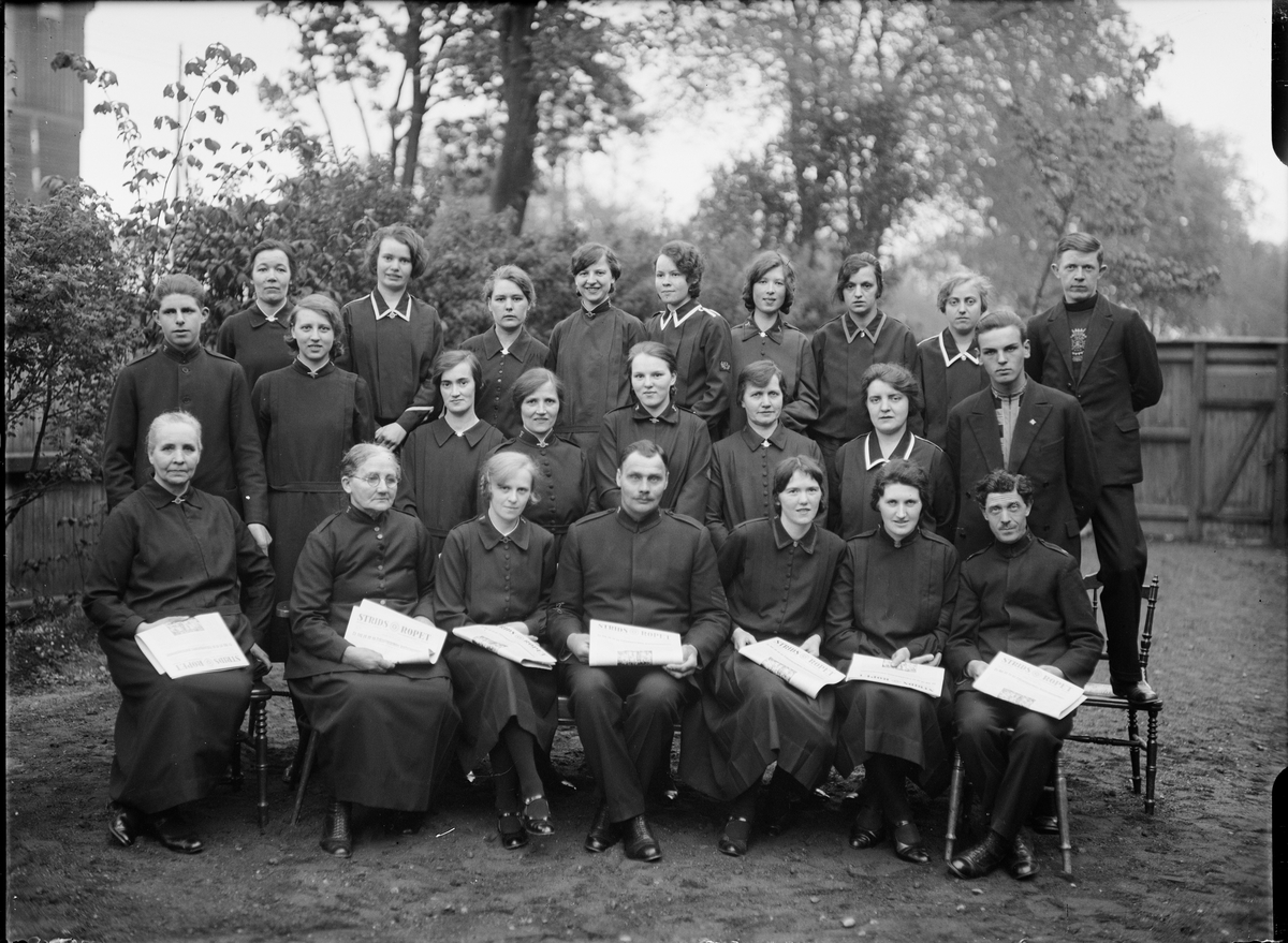 Paul Sandberg, Group Retreat - Soldiers, Uppsala, before 1933
