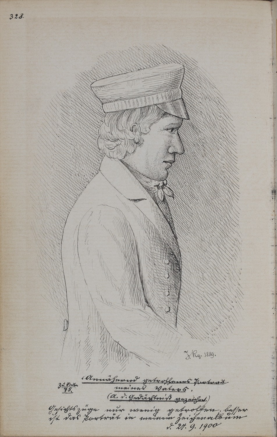 Johann Gottlob Runge, Runge, Johann Gottfried (1796–1857), Lehrer in Gahry