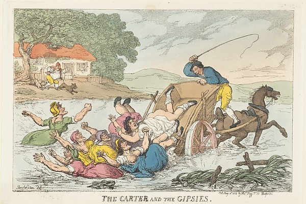 Thomas Rowlandson, The Carter and the Gipsies
