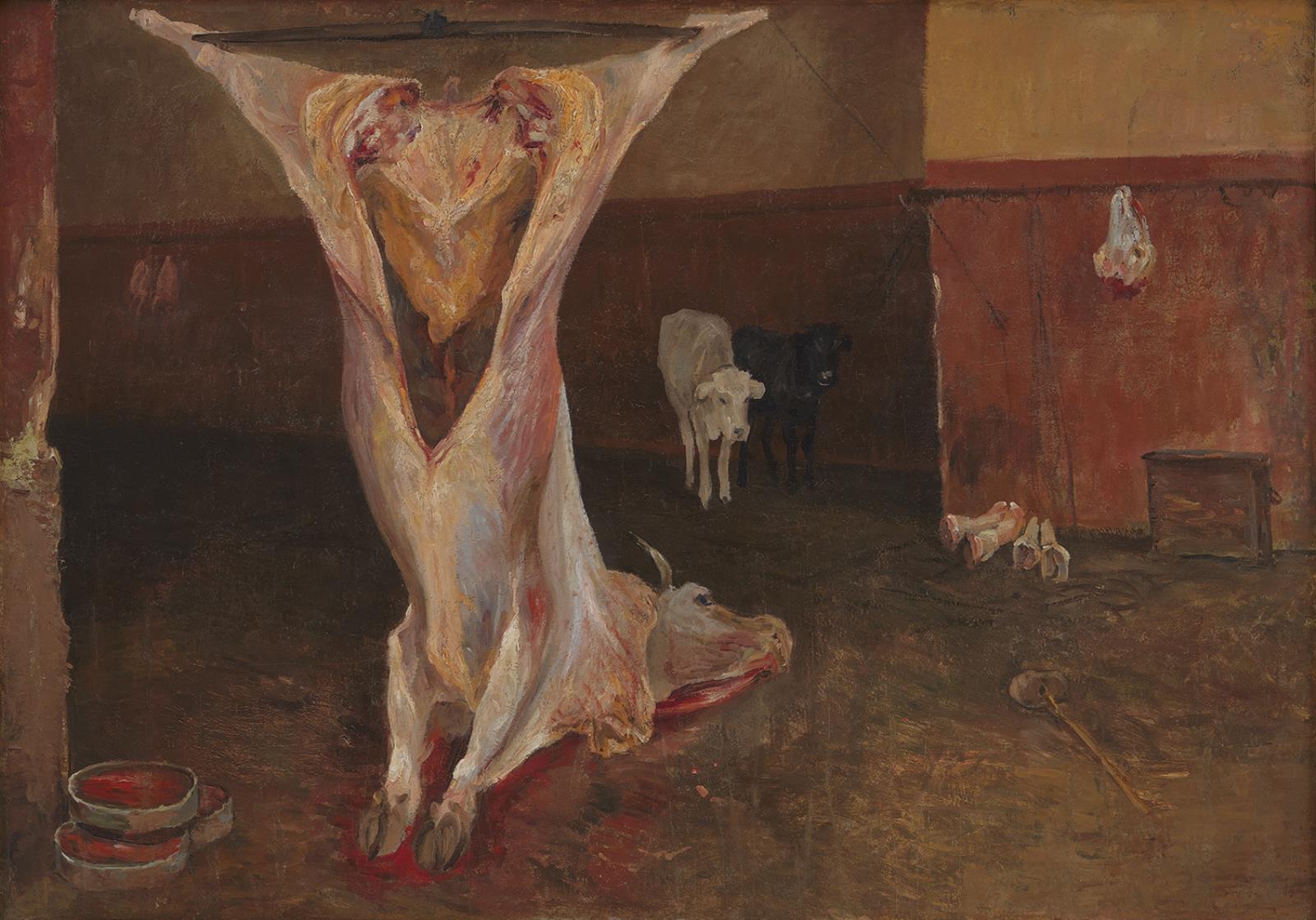 Theodor Philipsen, Slagtet okse. Rom