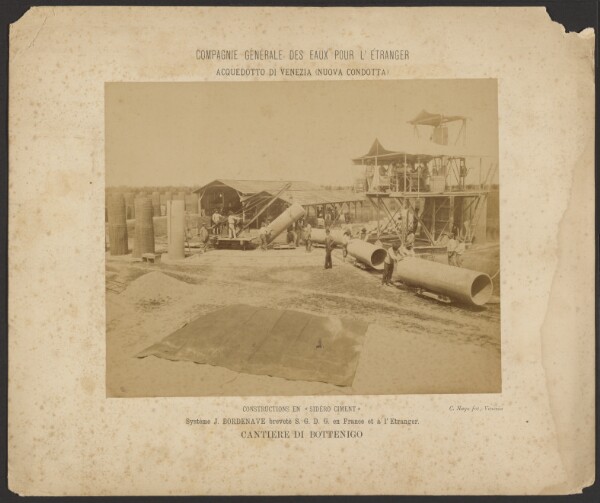 Carlo Naya, Construction of the Venice Aquaducts