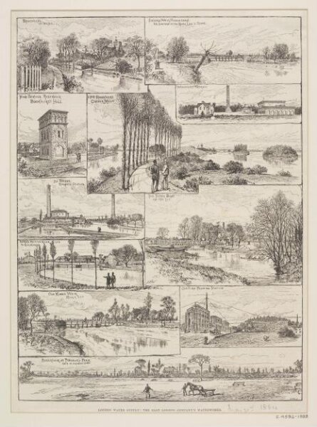 Unknown, LONDON WATER SUPPLY: THE EAST LONDON COMPANY'S WATERWORKS.