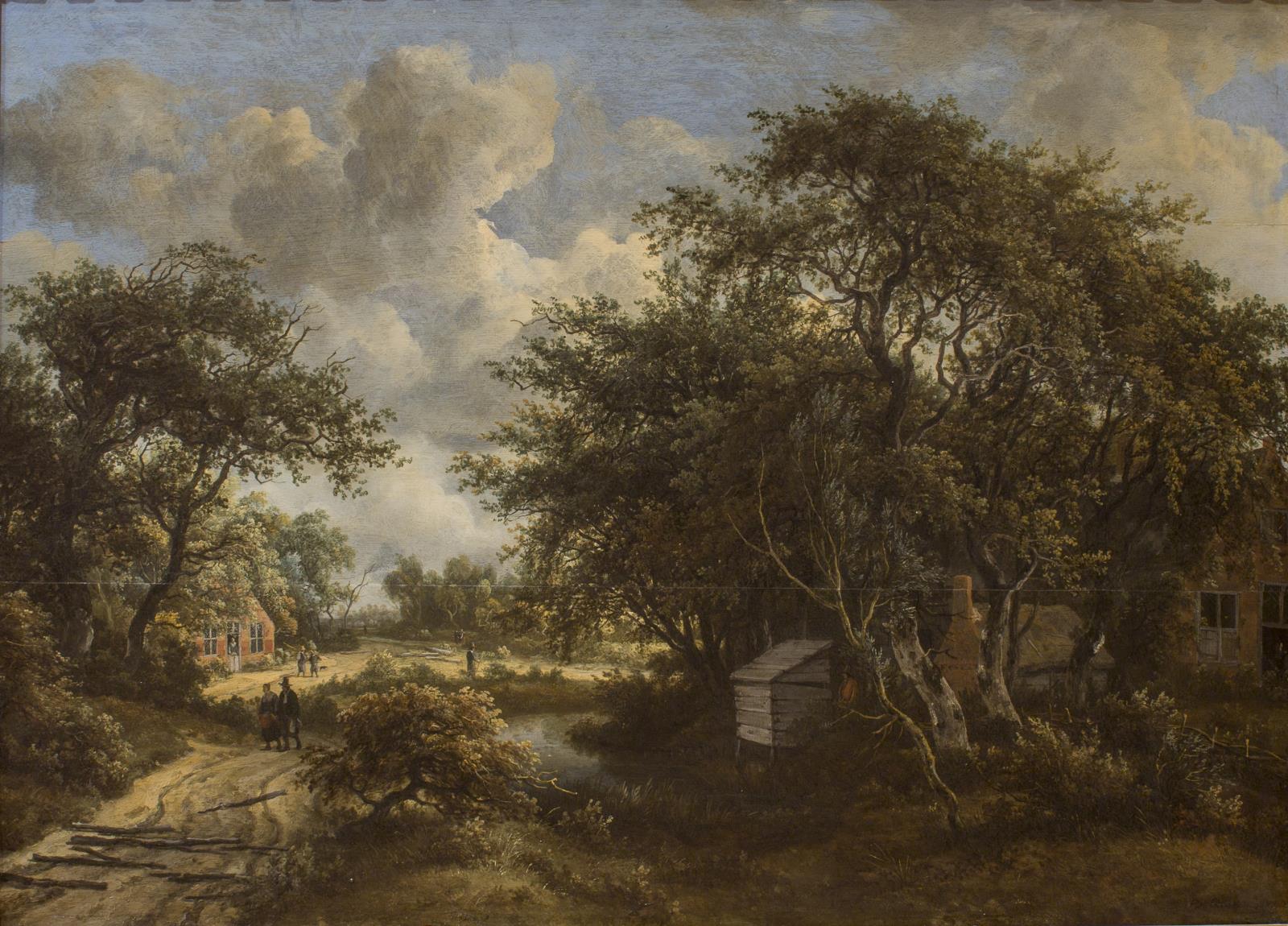Meindert Hobbema, Vej gennem en landsby i skoven