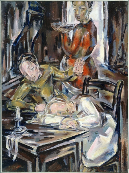 Maria Blanchard, La fillette endormie