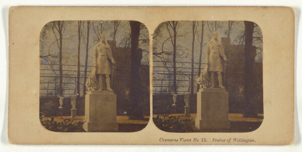 Unknown, Cremorne Views No. 13. Statue of Wellington.