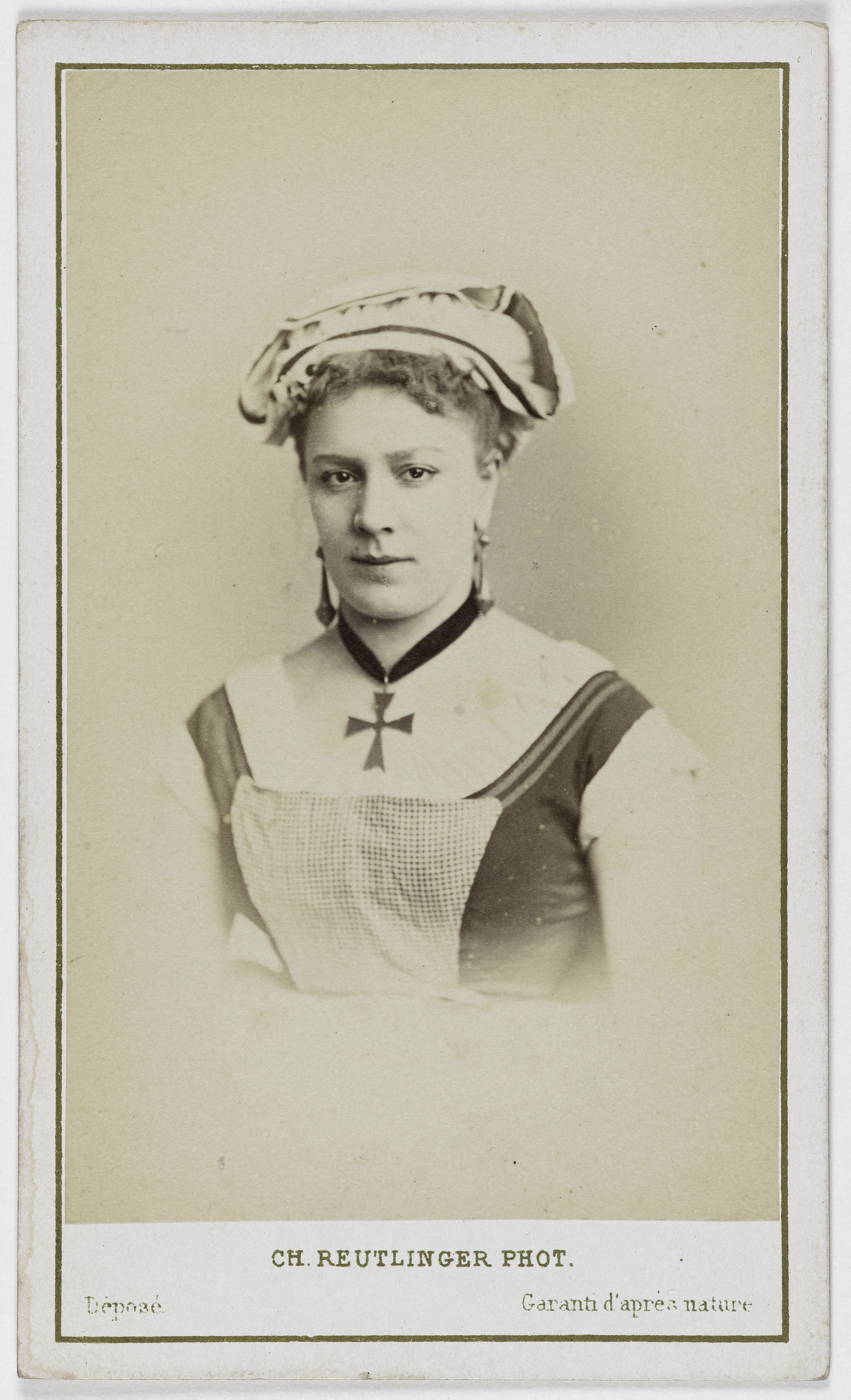 Charles Reutlinger, Portrait d'Elisa (actrice aux Bouffes)