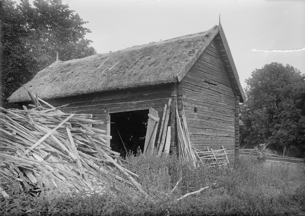 Paul Sandberg, Ekonomibyggnad - Jansson, Vreta, Dalby socken (Uppsala-Näs socken), Uppland, sannolikt 1920-tal