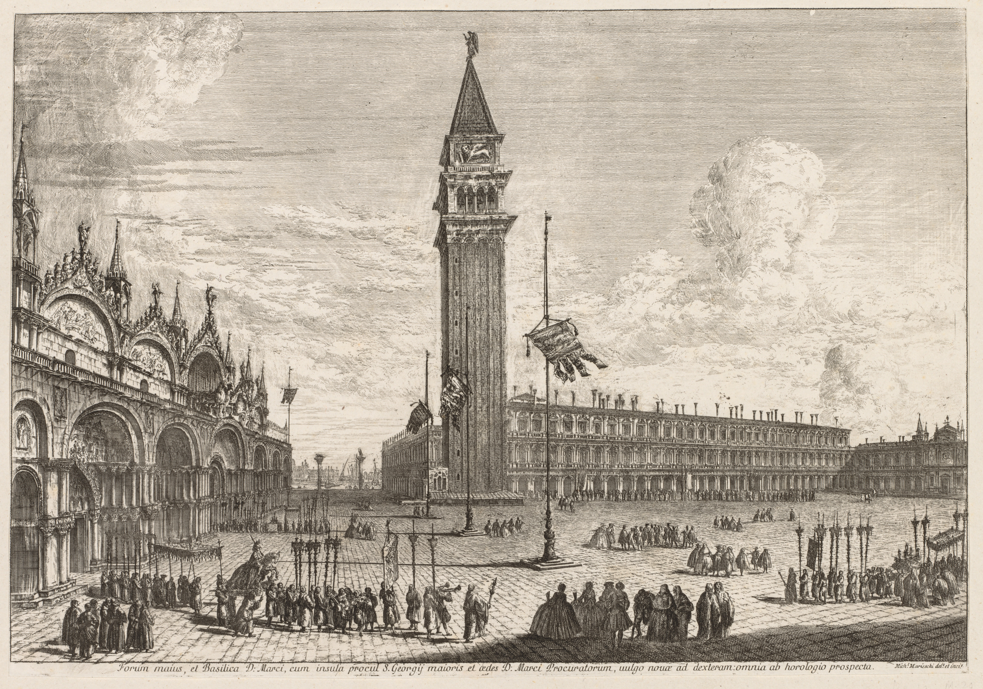 Michele Marieschi, Views of Venice:  Piazza and Piazzetta