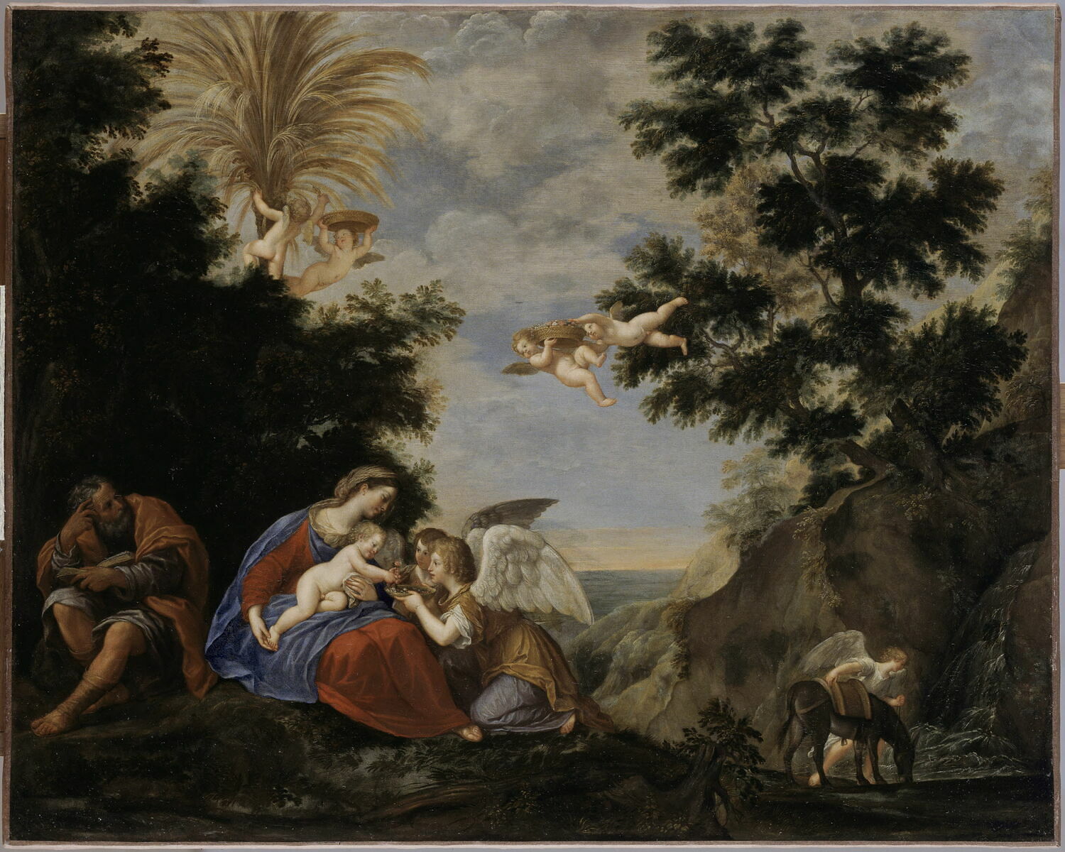 Francesco Albani, Rest on the Flight to Egypt