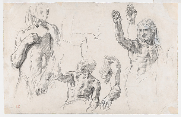Eugène Delacroix, Study for "Dante and the Spirits of Great Men"