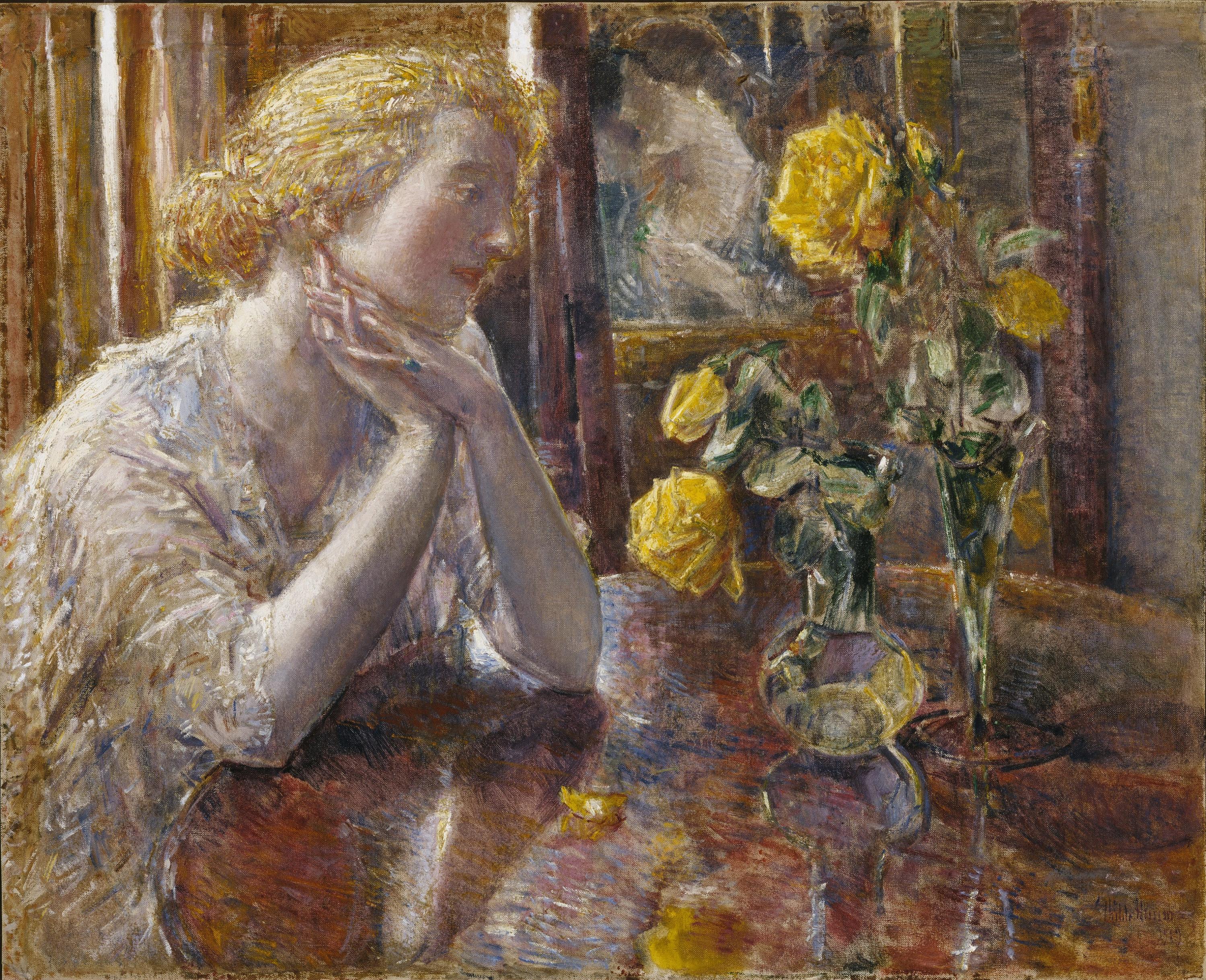 Childe Hassam, Maréchal Niel Roses