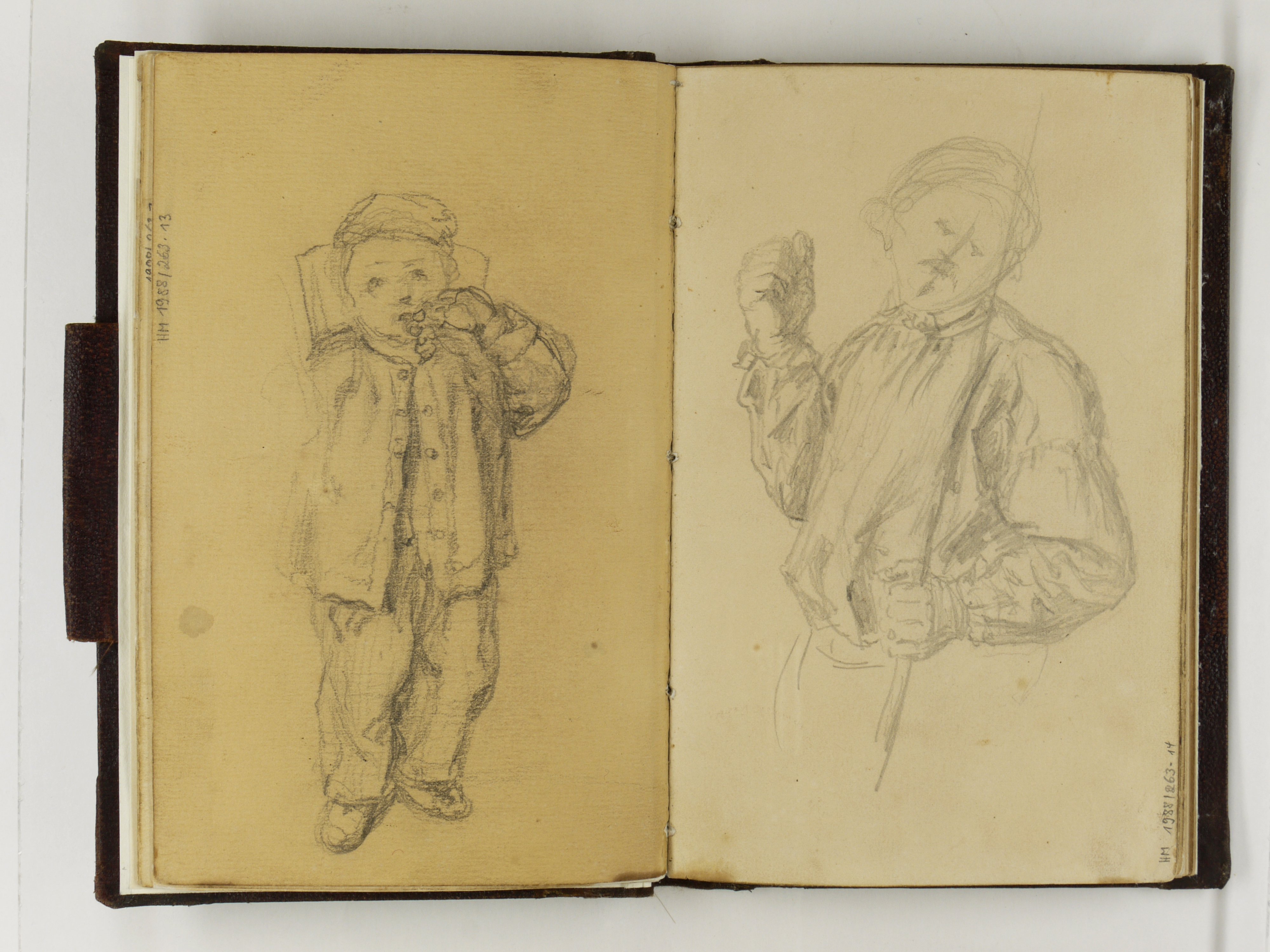 Johann Jakob Serr, Studienzeichnungen zum Herbstfest bei Rhodt (HMP_1988_0183)