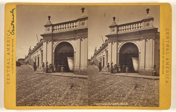 Eadweard J. Muybridge, Guatemala, Public Market.