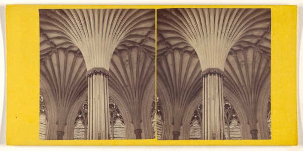 George Washington Wilson, Wells Cathedral - Roof of the Chapter House