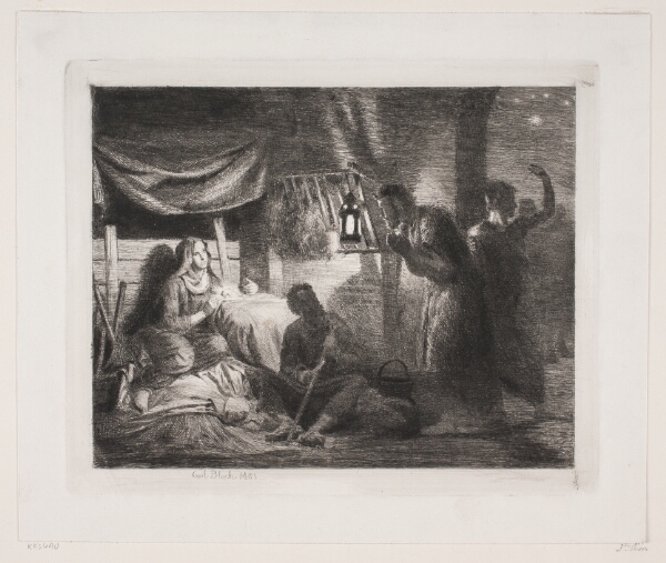 Carl Bloch, Hyrdernes tilbedelse