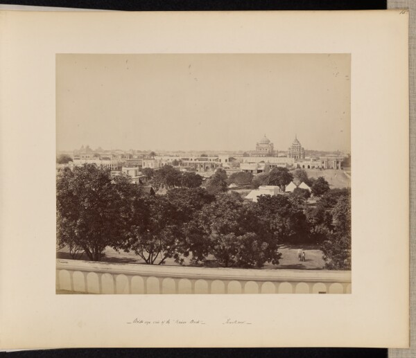 Samuel Bourne, Lucknow; Bird's-eye View of the Kaiser Bagh