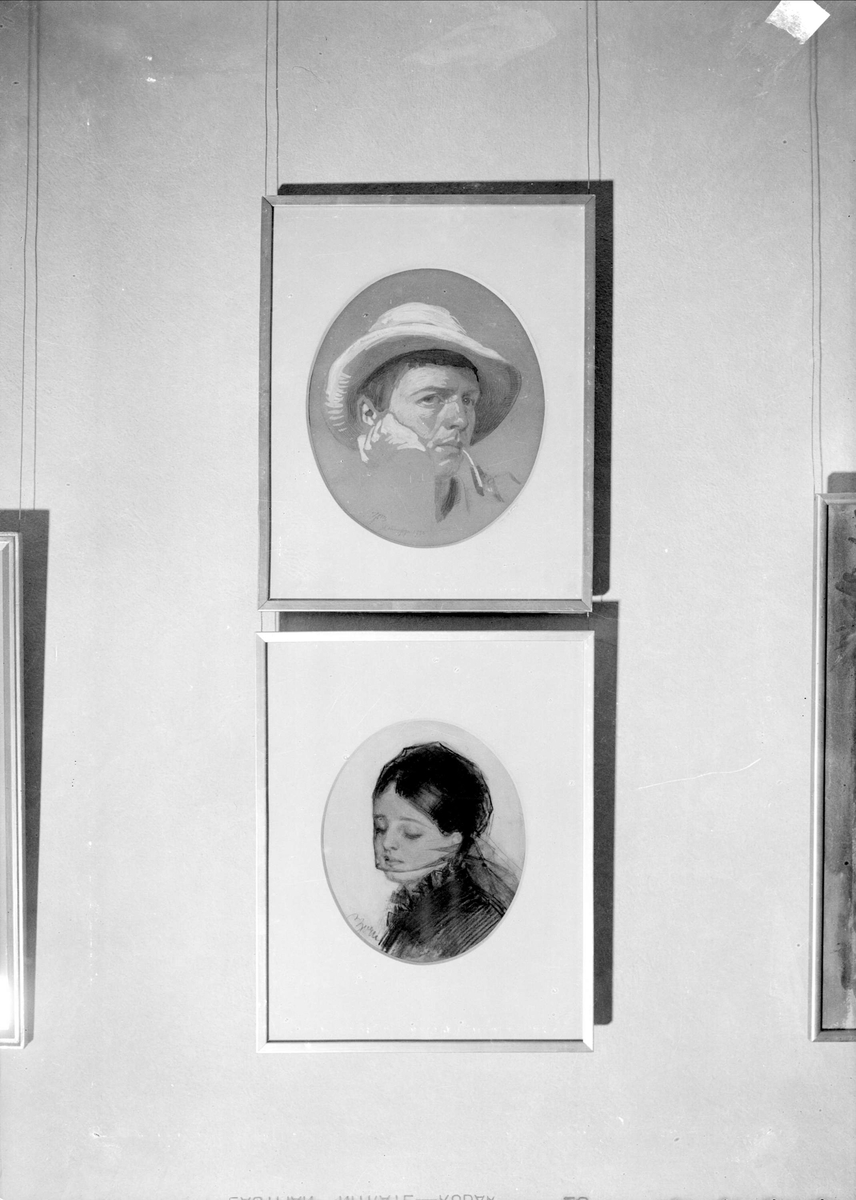 Gunnar Sundgren, Oil painting, Zorn Museum, Mora, Dalarna 1939