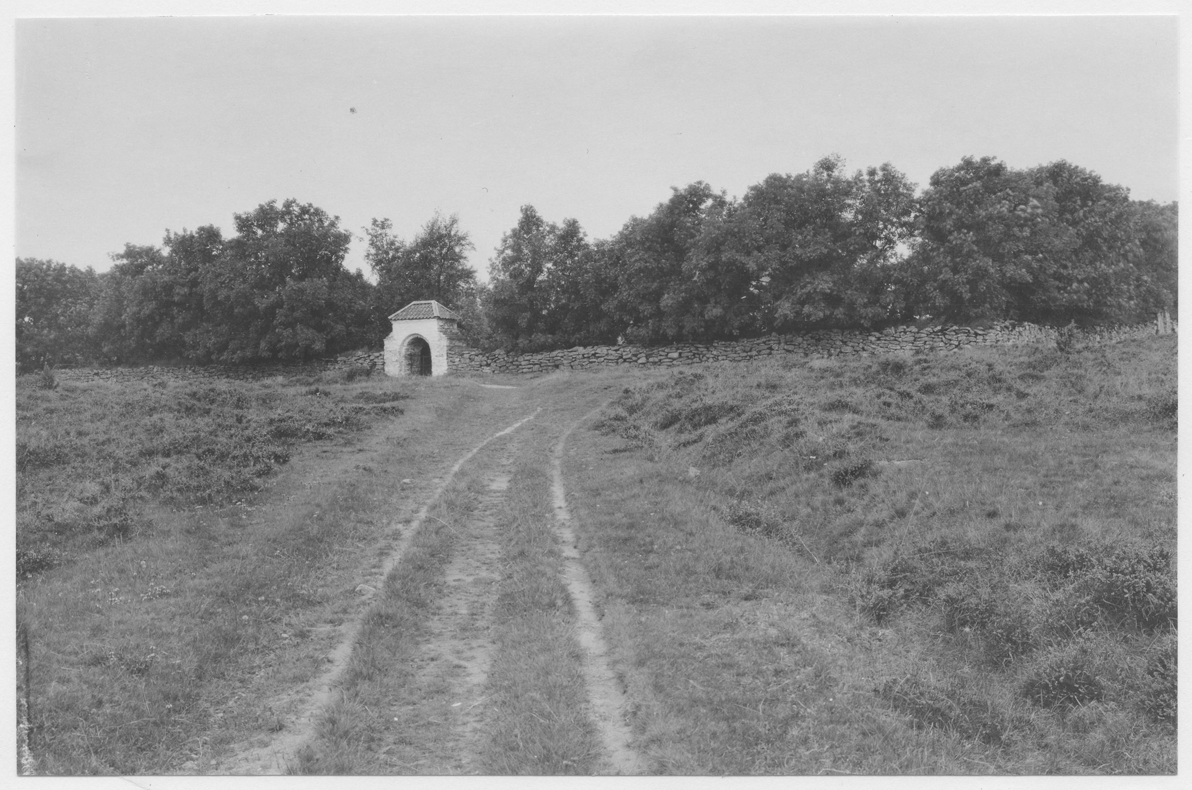 Mårten Sjöbeck, Hanhals ödekyrkogård