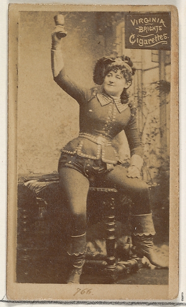 Allen & Ginter, Card 766, from the Actors and Actresses series (N45, Type 2) for Virginia Brights Cigarettes