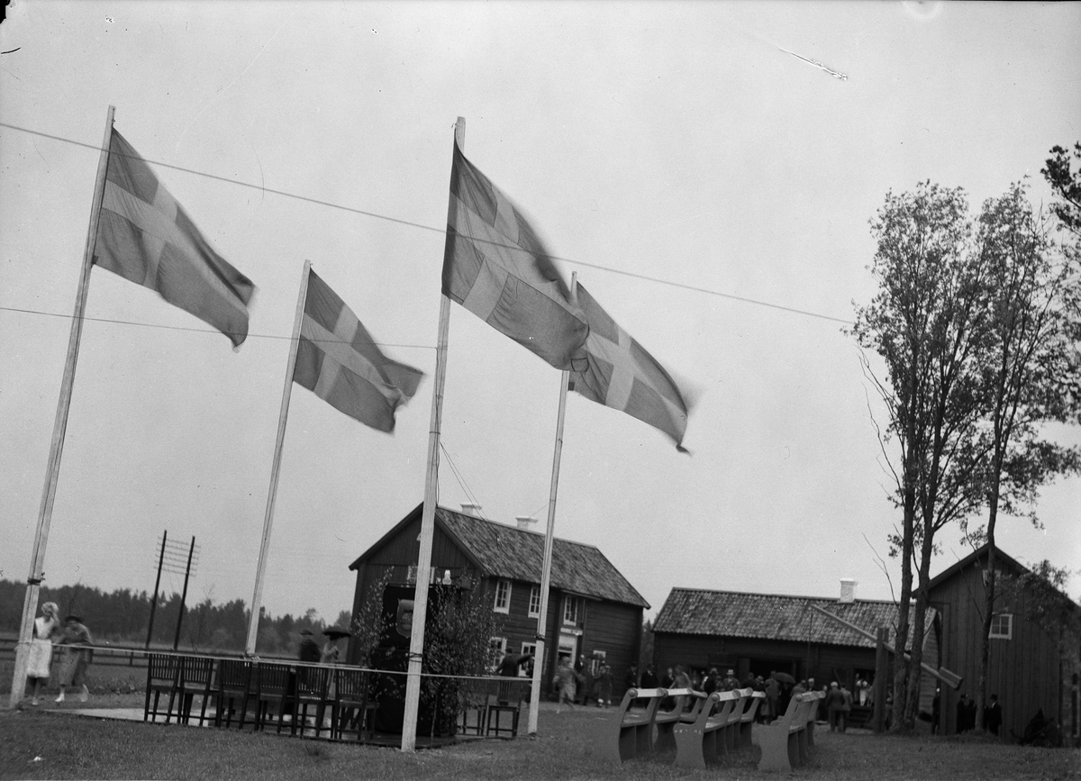 Paul Sandberg, Tierps hembygdsgård vid invigningen