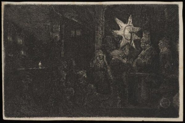 Rembrandt van Rijn, The star of the Kings: a night piece
