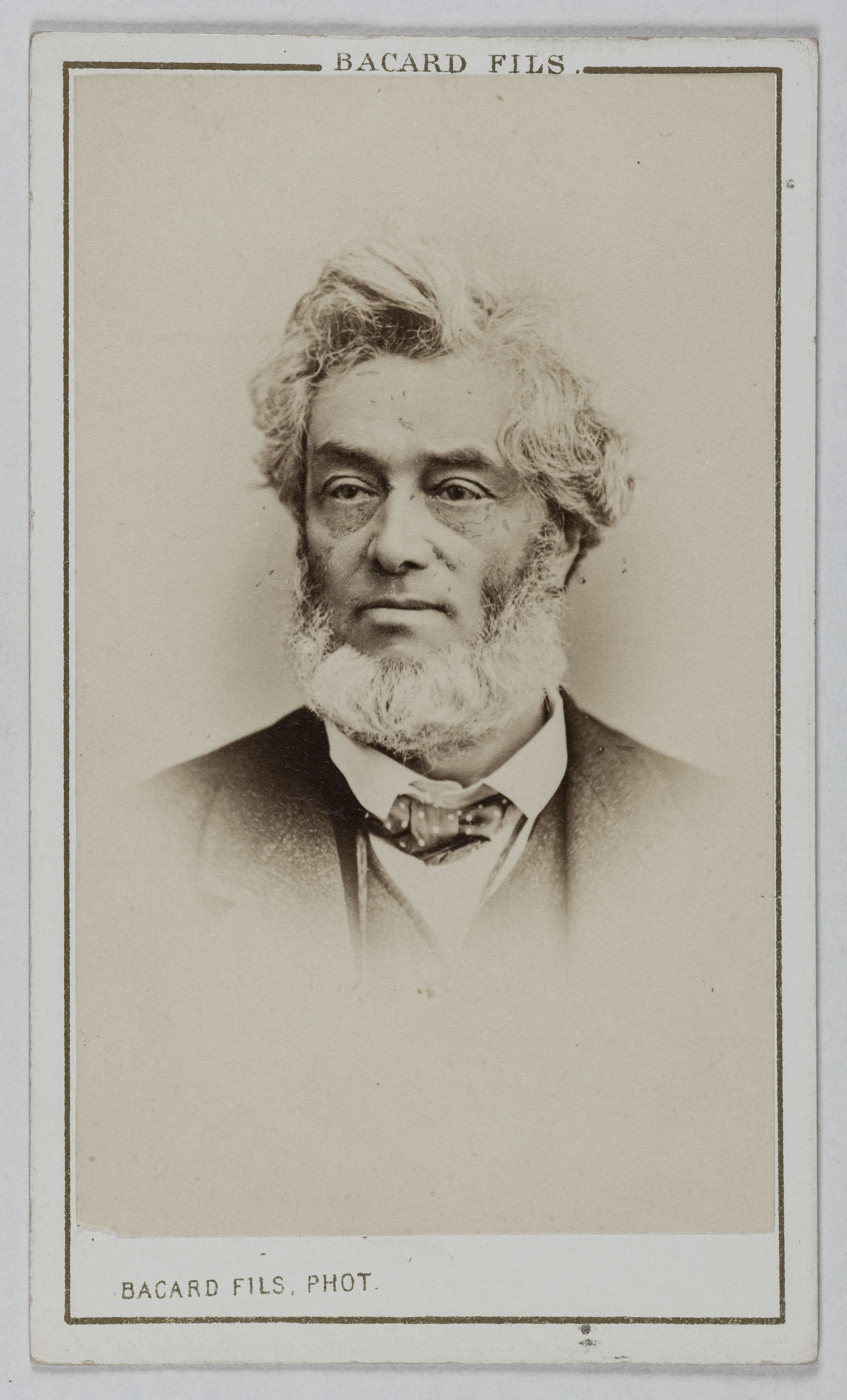 Bacard Fils, Portrait de Favre Jules, (1809-1880), (homme politique, avocat, membre de l' Académie française)