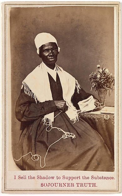 Unknown, Sojourner Truth, "I Sell the Shadow to Support the Substance"