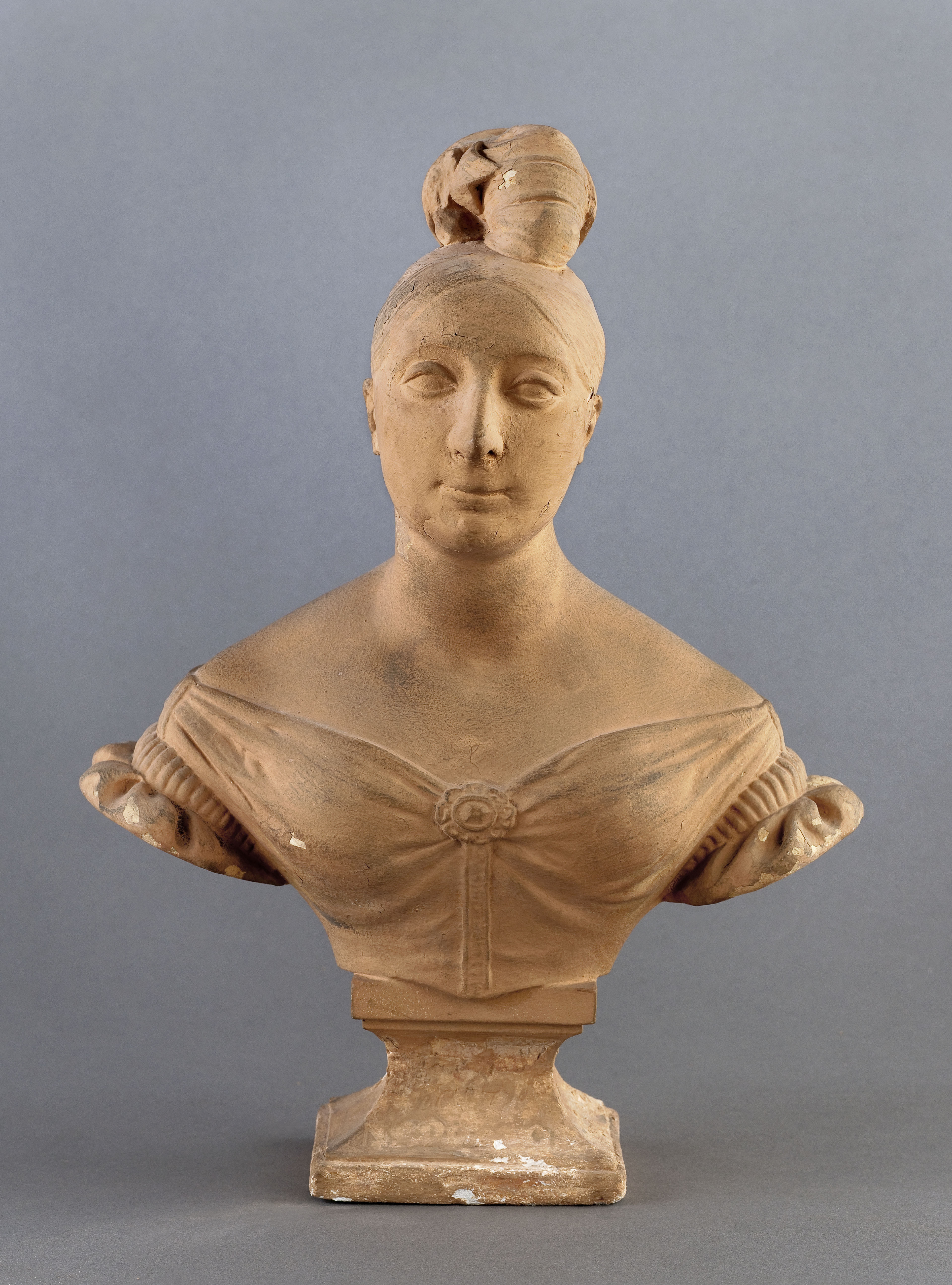 Jean Pierre Dantan, Portrait sérieux de Charlotte-Napoléon, princesse Bonaparte (1802-1839).