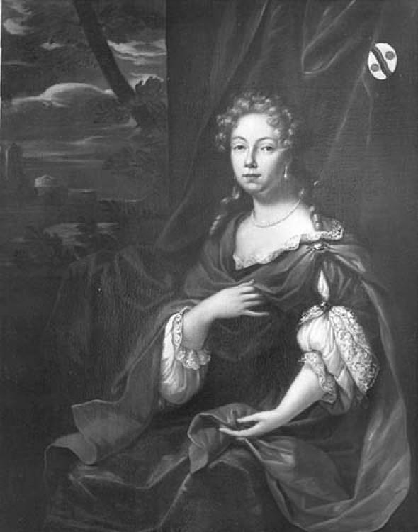 Theodor van der Schuer, Portrait of Anna Jacoba van der Boekman (1666-1725), echtgenote van Ameus van der Schuer