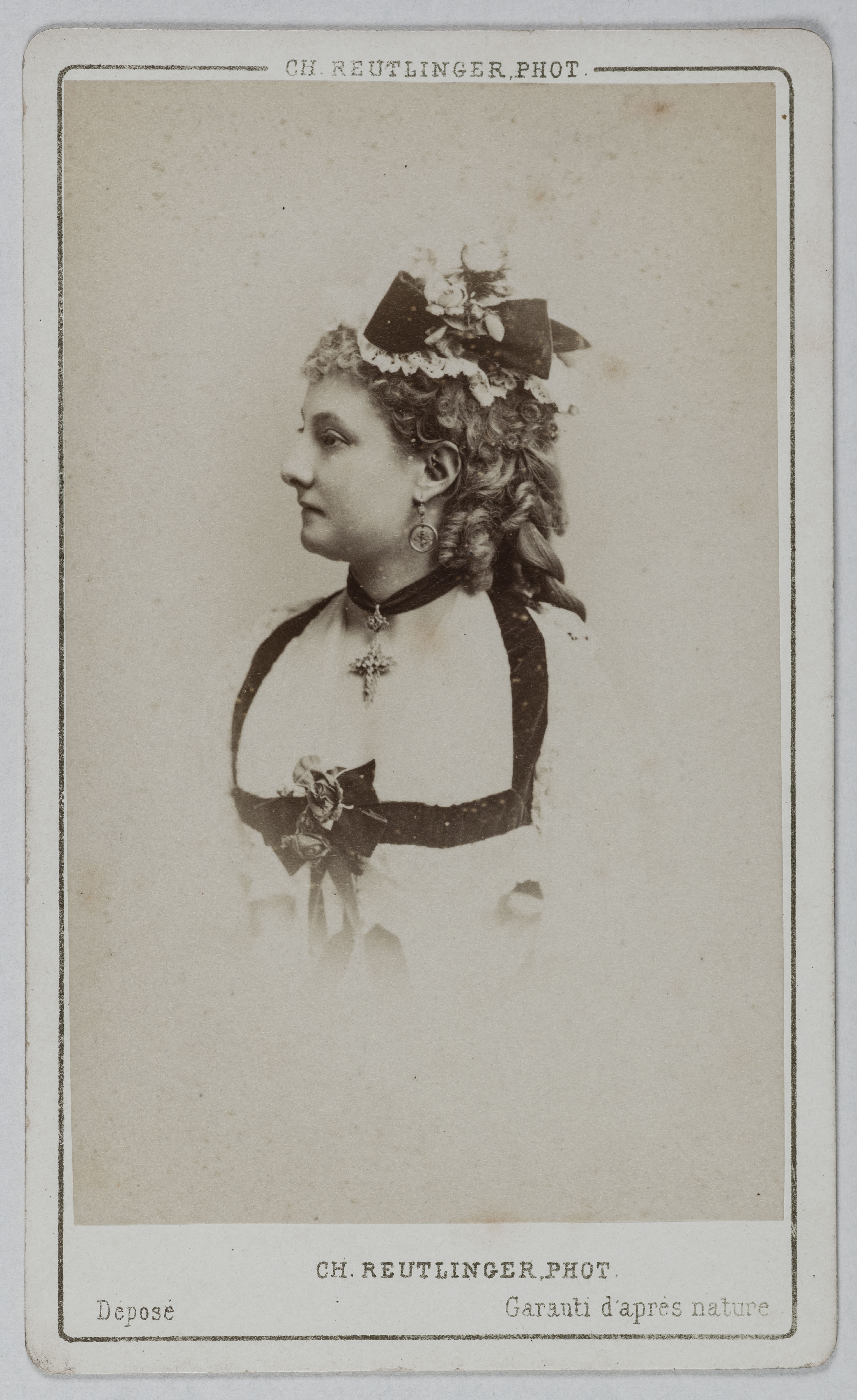 Charles Reutlinger, Portrait d'Estradère Camille, (dite Boule de gomme), (actrice)